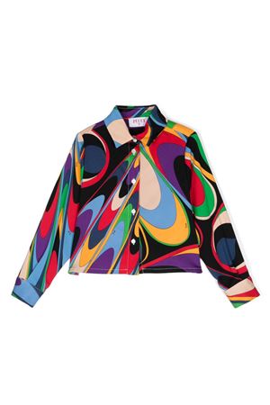 camicia in viscosa multicolor EMILIO PUCCI KIDS | PV5A30K0202999GL